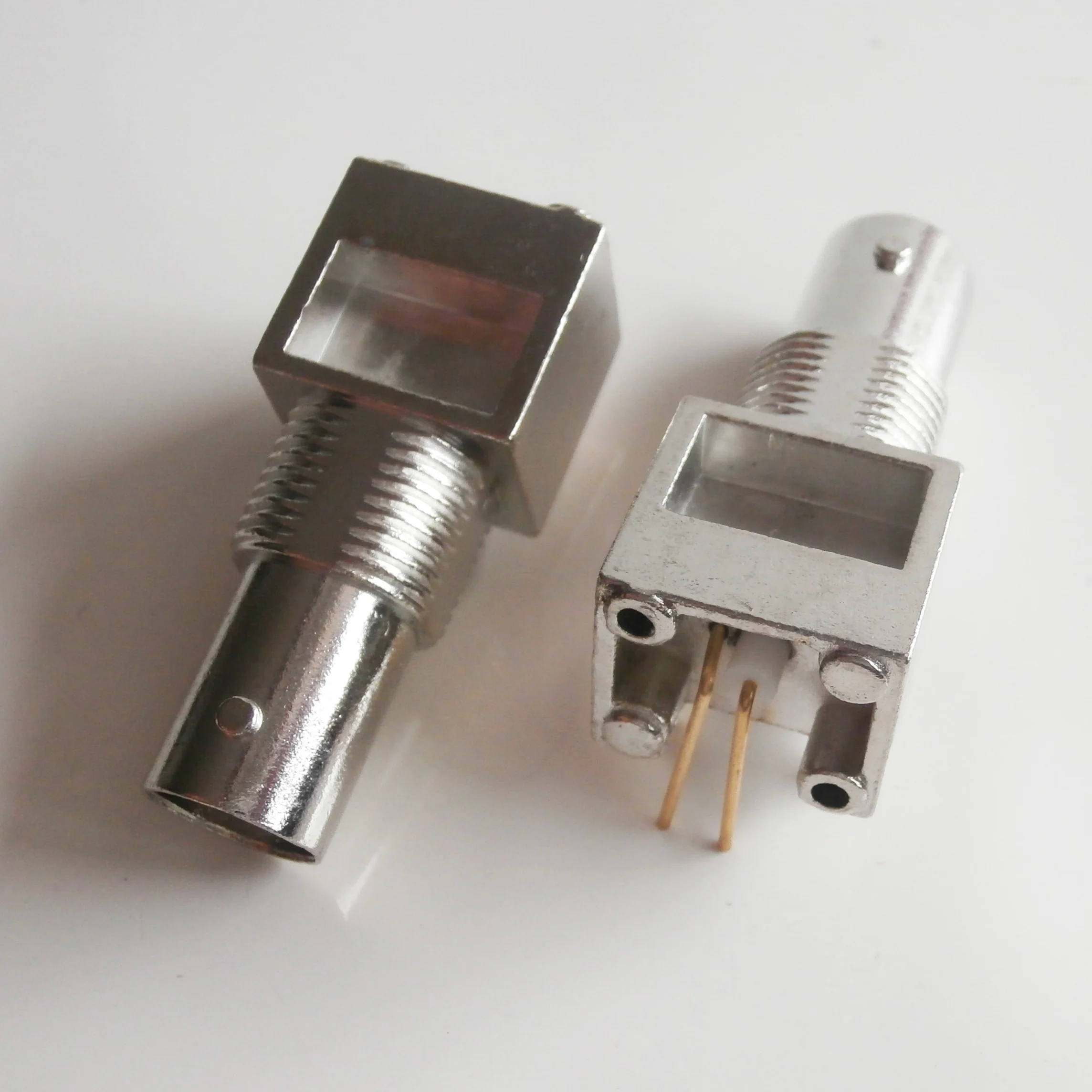 

50 ohm RF BNC Q9 Connector Socket BNC Female 90 Degree Right Angle Plug solder cup PCB Nickel Plated Brass RF Coaxial Adapters