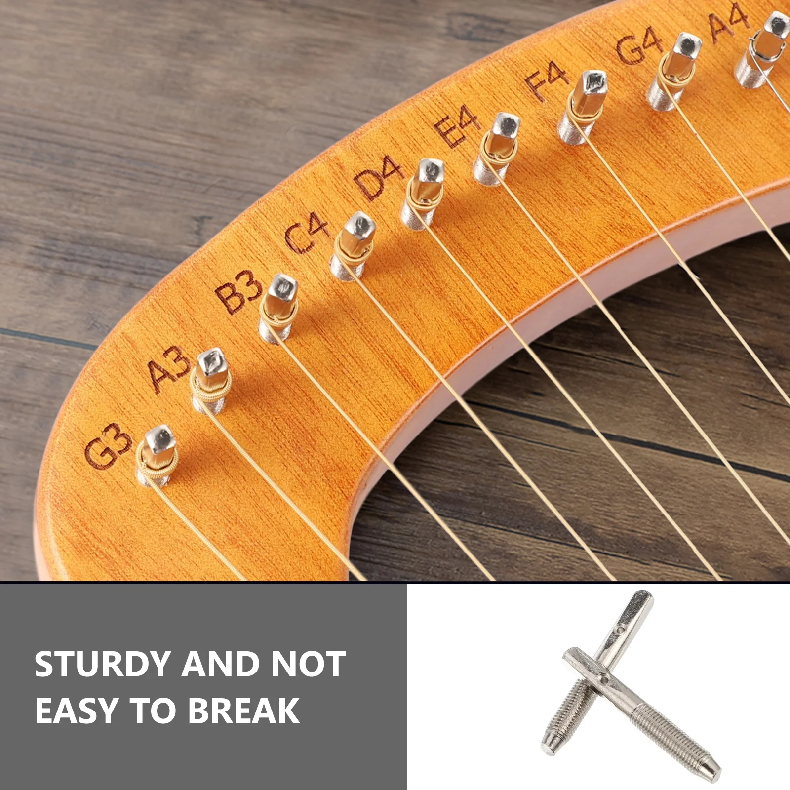 7 шт. крепежные гвозди для лиры фиксирующие музыкальных инструментов