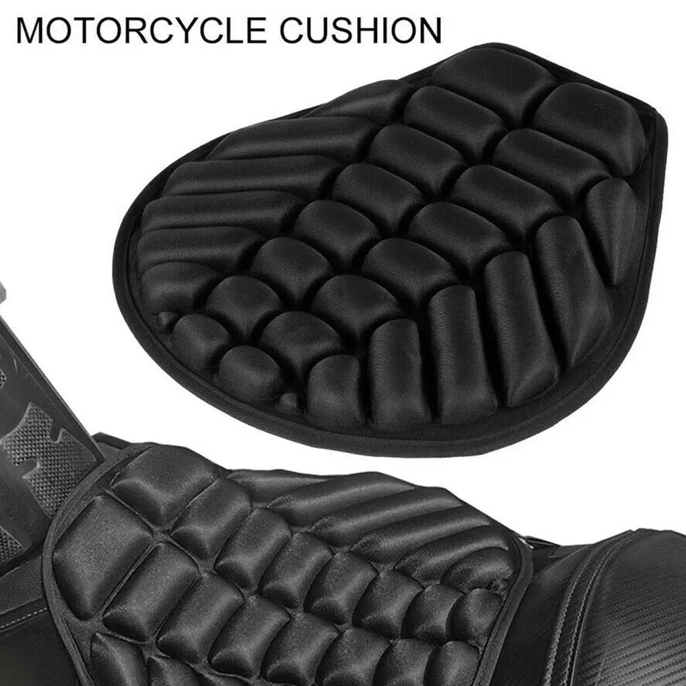 

Universal Motorcycle 3D Comfort Sponge Seat Cushion Motorbike Air Cover Shock Absorption Decompression