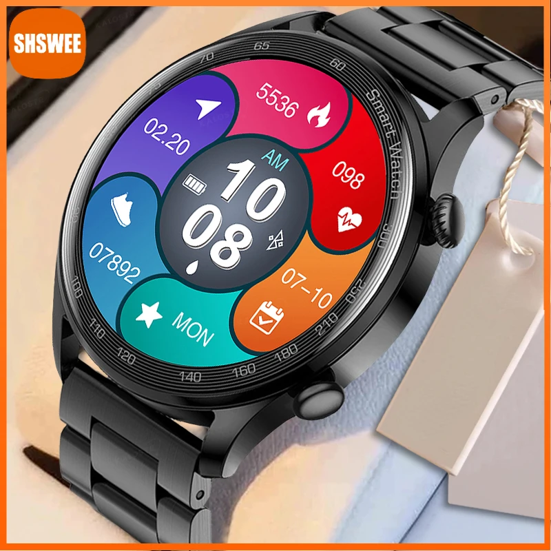 

For Xiaomi Huawei Men Smart Watch Heart Rate Blood Pressure Waterproof Sports Fitness Watches Smartwatch Male for IOS Android