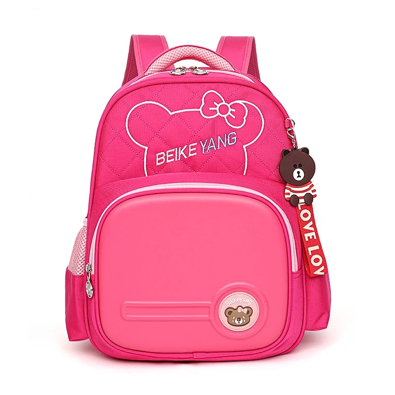 High-capacity Fashion Children Cute Panelled Backpacks New Grade 1-3 Primary Girls Boys Breathable Schoolbags for Travel Hot