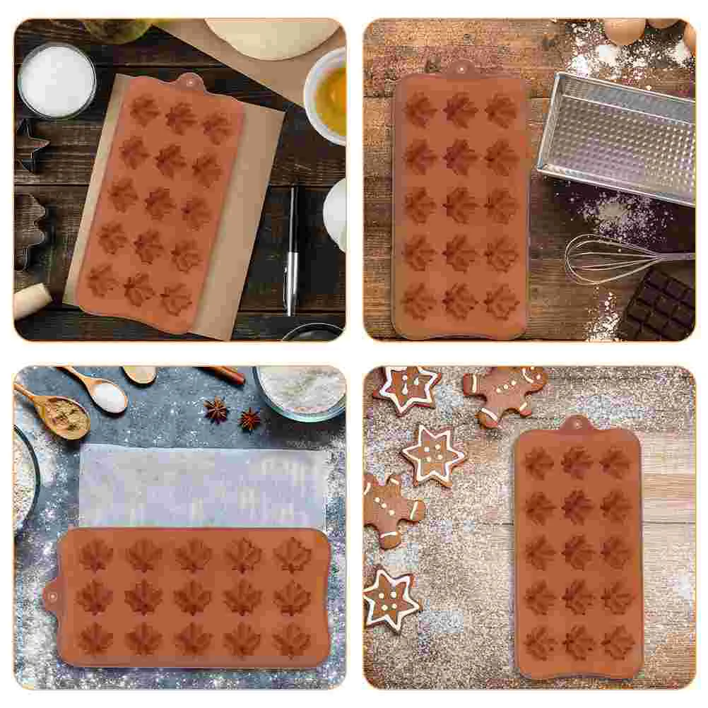 Шоколадные формы силиконовые для кленового листа инструменты изготовления форм