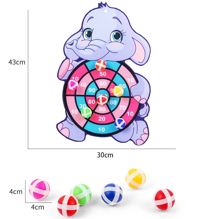 

Children's Cartoon Sticky Ball Suction Cup Dart Target Toys Indoor and Outdoor Parent-child Interactive Games Birthday Gifts