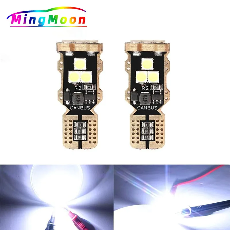 

500Pcs 12v High Power 3030 9Smd 3D 3W W16W Car Led Brake Lights 921 T15 6000K White W16W Canbus No Error Auto Reverse Tail Lamp