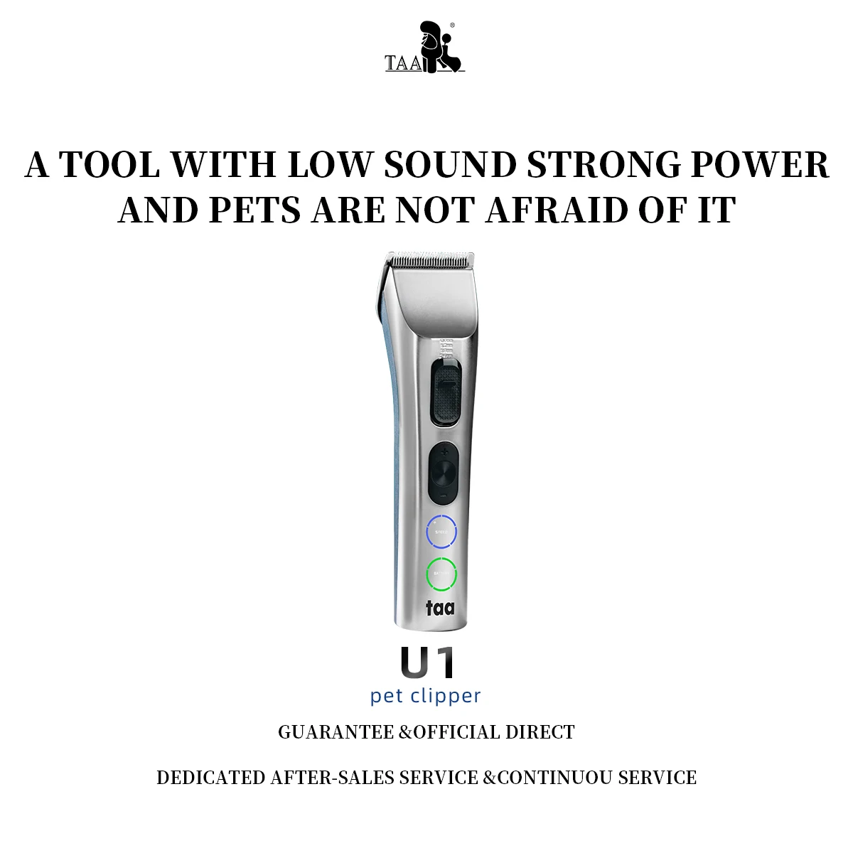Набор электрических машинок для стрижки собак TAA профессиональная машинка