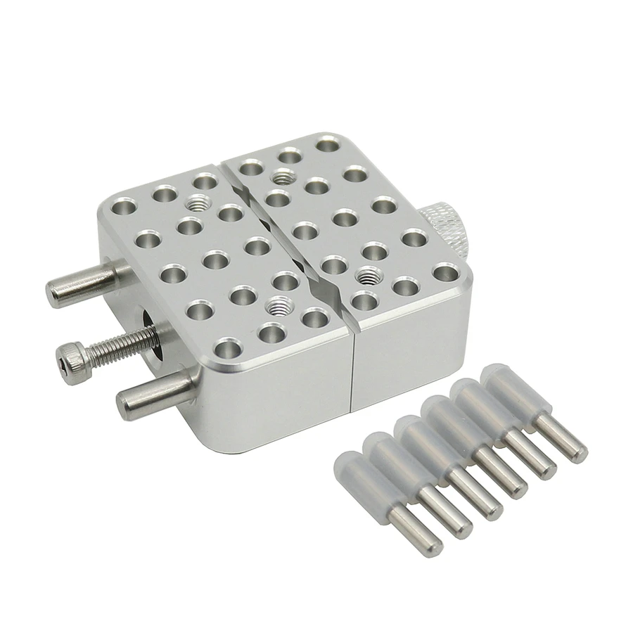 Мини-настольные тиски из алюминиевого сплава для зажима печатной платы, держатель паяльной проволоки для пайки/ремонта электроники, зажим для покраски модели