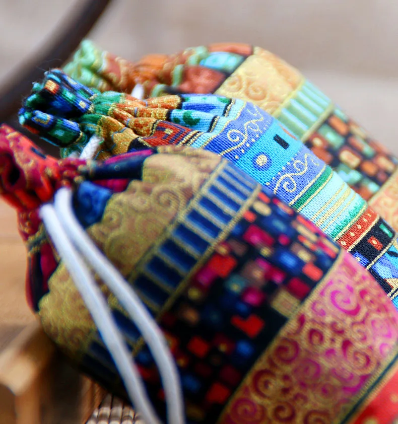 Сумка на шнурке для украшений 30 шт./лот