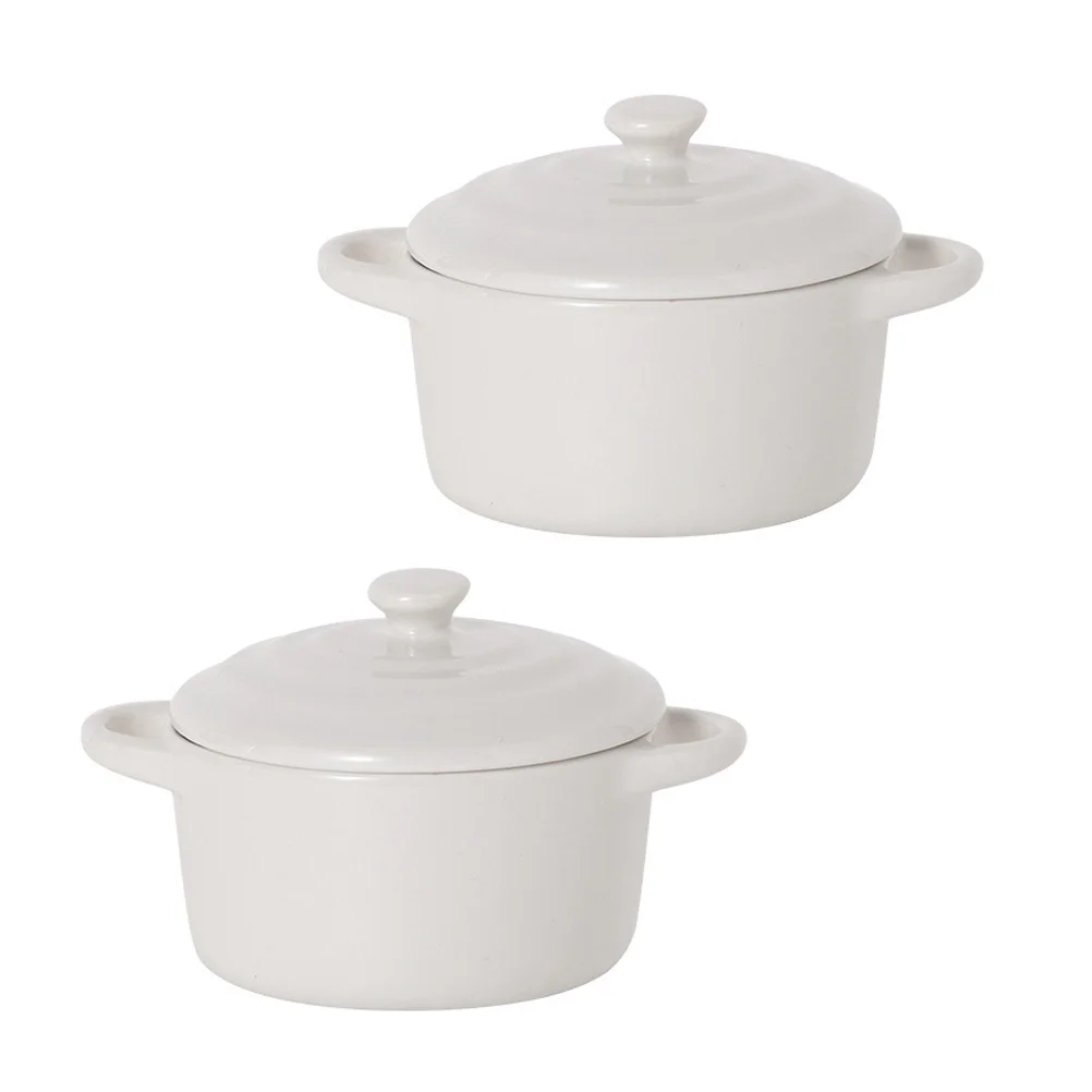 

Ramekins Bowl Lidsceramic Soup Ramekin Dish Oven Pot Safe Pie Bowls Set Stew Oz Small Cooking Cookware Bakeware Ramiken Sandwich