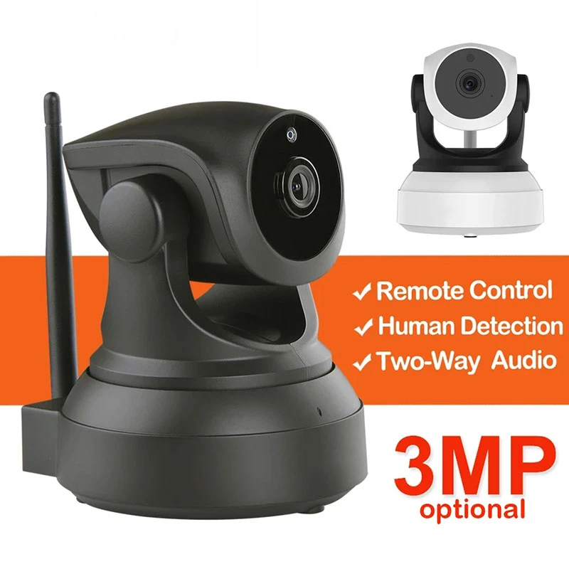 

Беспроводная IP-камера видеонаблюдения, 3 Мп, Wi-Fi, 1080P, 720P, HD