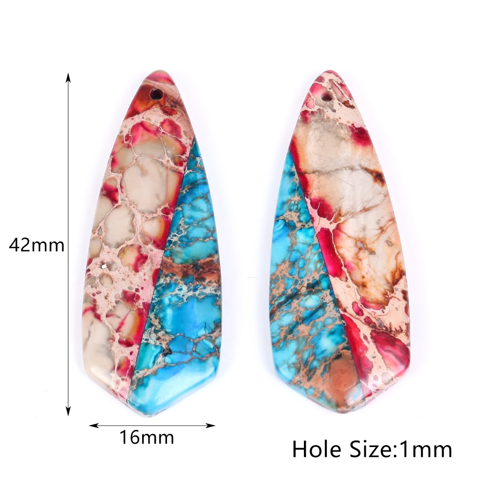 Подвески в виде природного сердца Красочные морском стиле для ювелирных изделий