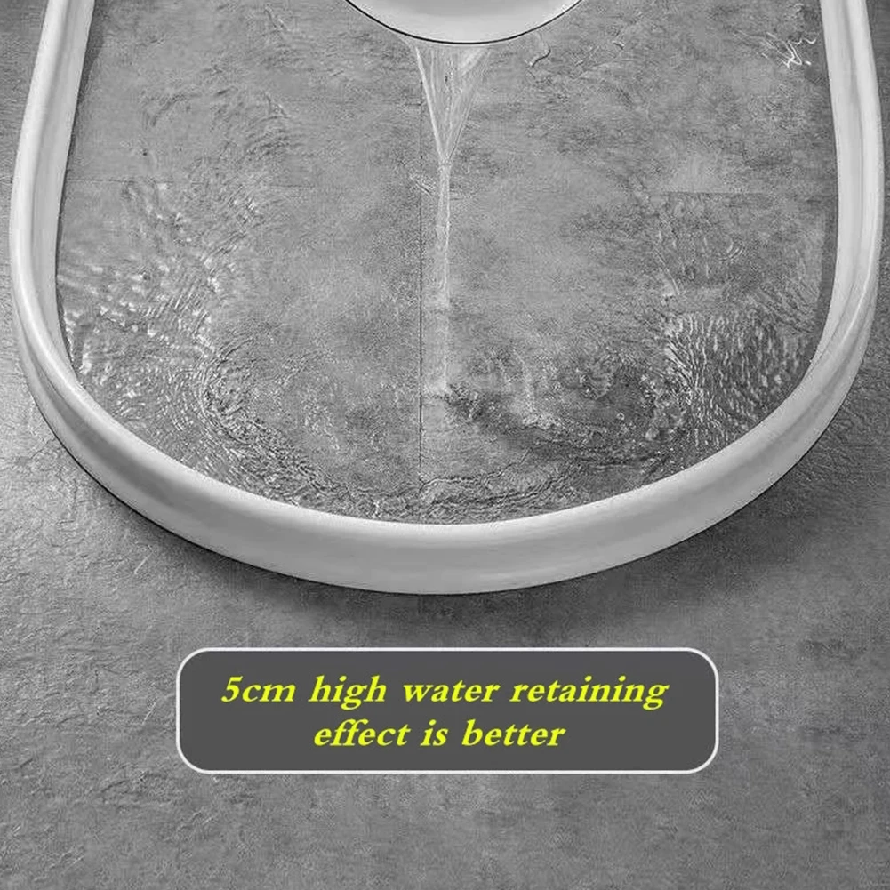 

Durable New Bathroom Water Barrier Seal Strip Waterproof Strip White/grey 50-300cm Lenght Accessories Universal