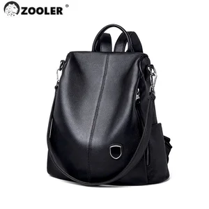 Женский рюкзак из коровьей кожи ZOOLER, рюкзак из натуральной кожи, сумка для путешествий 2022