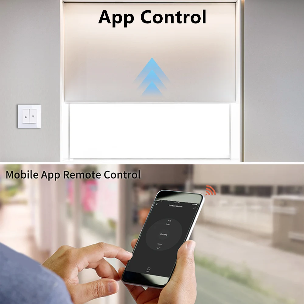 ZigBee шторы рольставни жалюзи переключатель управления подключенный двигатель