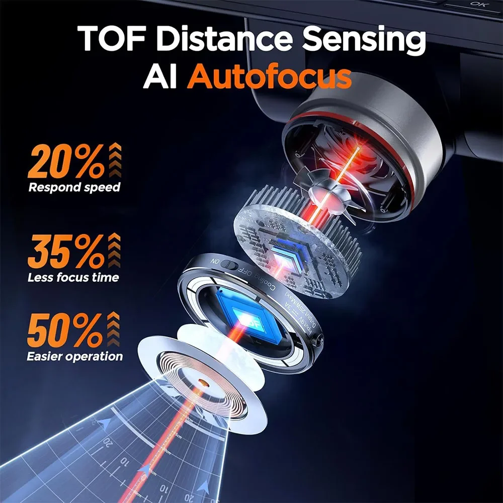 Цифровой микроскоп Elikliv с автофокусом 4K 2000x8 дюймов паяльный HDMI для электронного