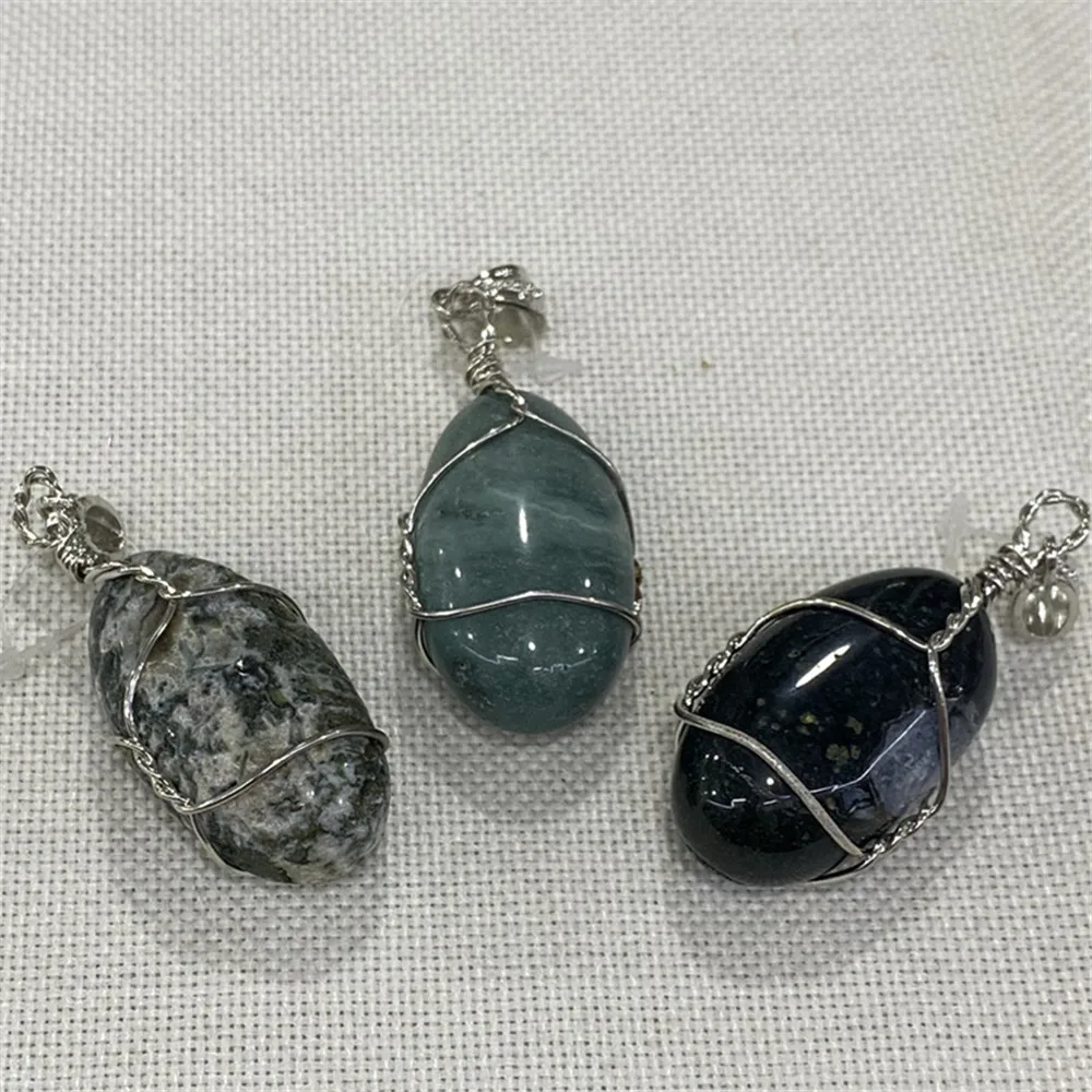 

1pcs Natural Stone Onyx Pendant High Quality Mixed Chakra Necklace and Pendant for Jewelry DIY Necklace Wholesale Accessories