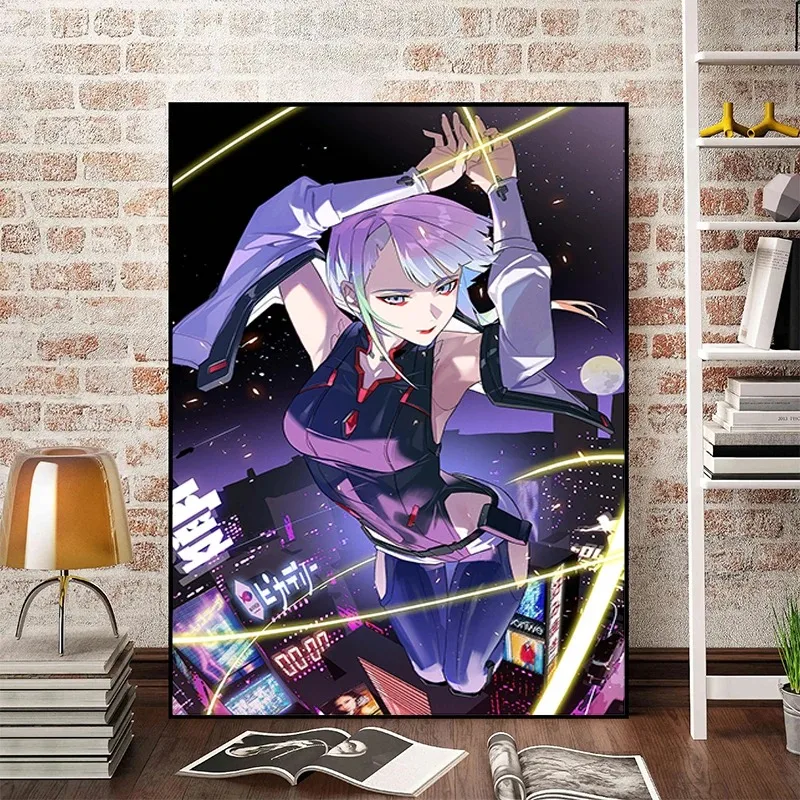 Классическая картина распылением C-Cyberpunk E-Edgerunner