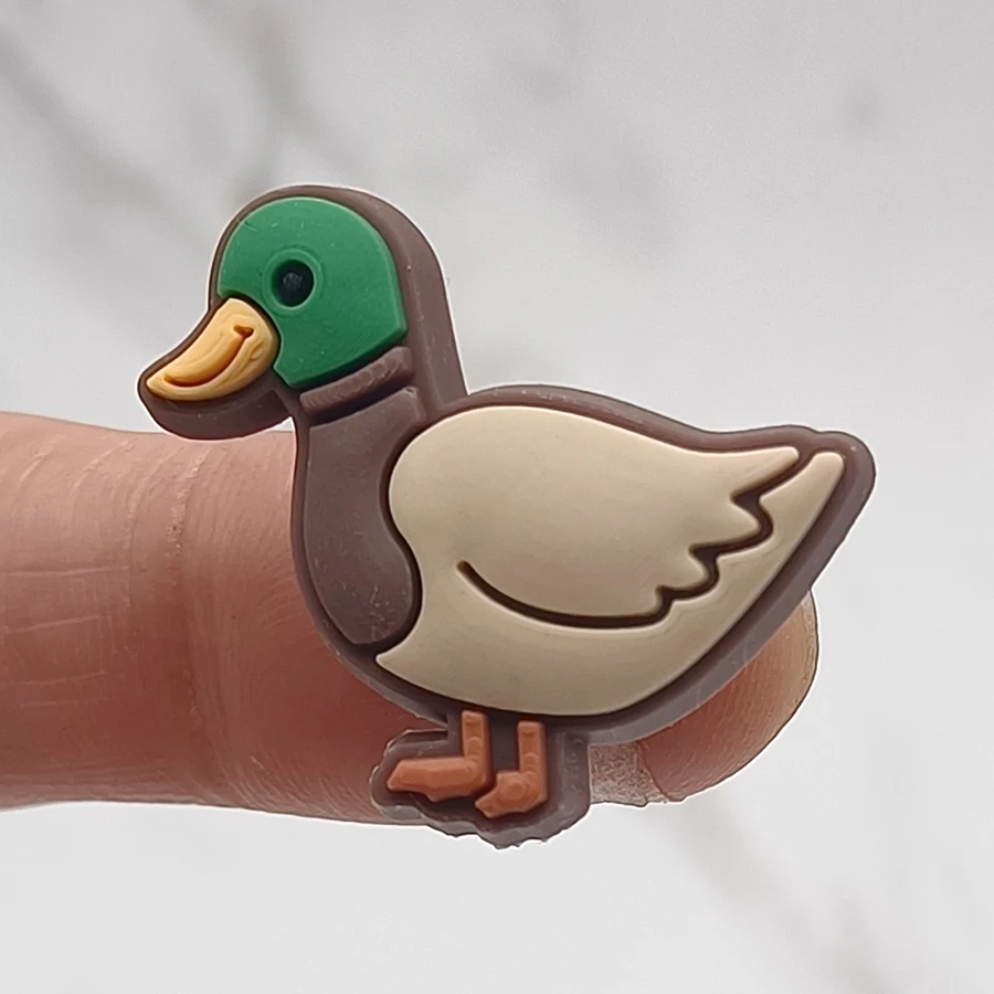 Single Sale Cartoon Animals PVC Shoe Buckle Accessories Funny DIY Cat Dog Rabbit Shoe Decoration Jibz For Crocs Charms Kids Gift