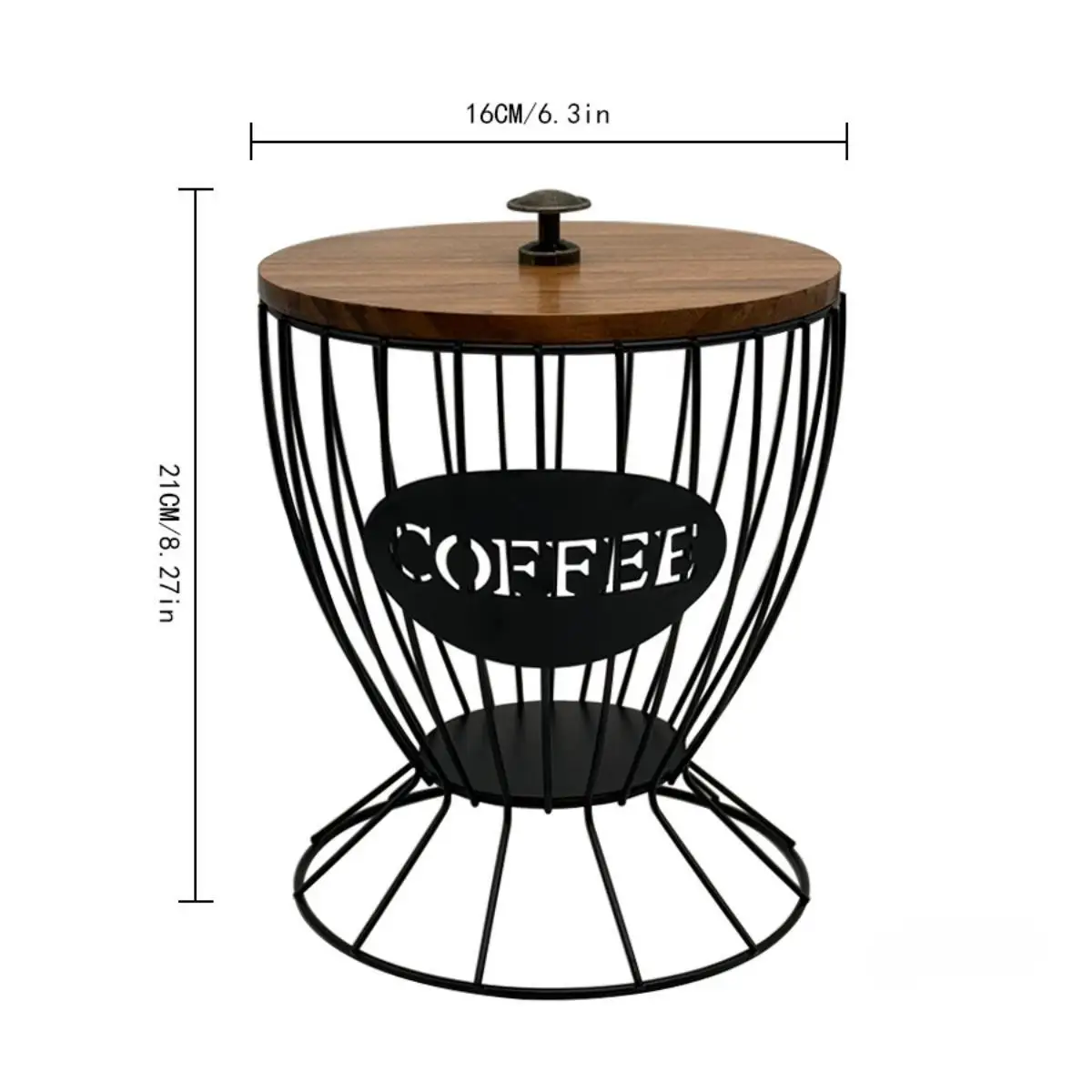 Держатель для кофейных стручков в деревенском стиле портативный многоцелевой