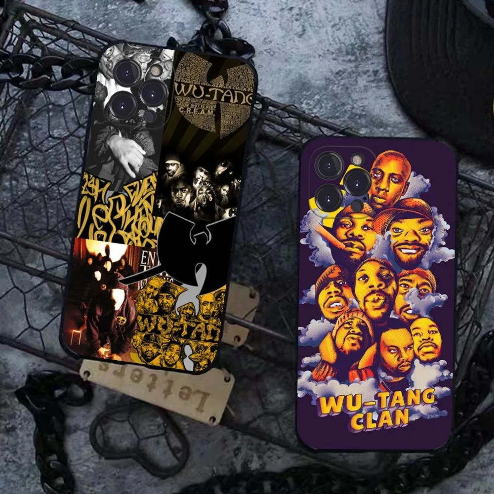 Hip-Hop Band W-Wu-Tang Phone Case For IPhone 16 15 8 7 6 6S Plus X SE XR XS 14 11 12 13 Mini Pro Max Mobile