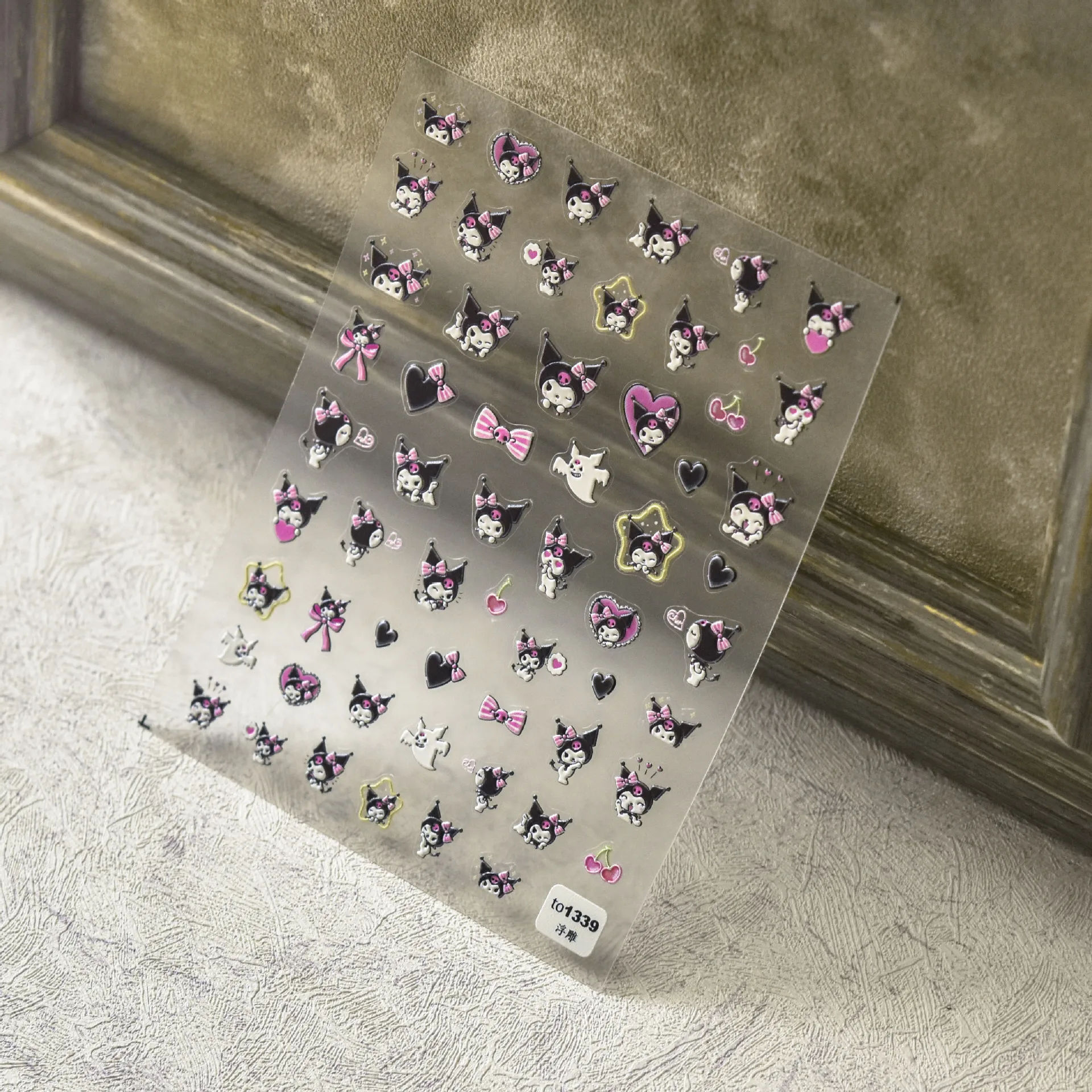 

1 лист, водостойкая наклейка для ногтей с изображением девушки