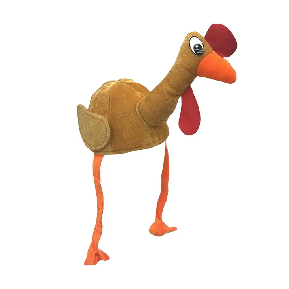 Плюшевая шляпа индейки для взрослых