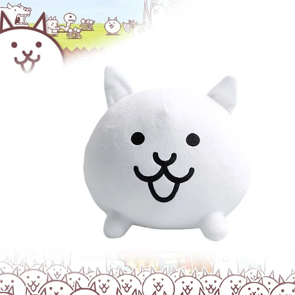 

The Battle Cats Plush Toy Hot Game Character Plushie Figure Cartoon Neko Stuffed Animal Kitten Gift for Kids Children Birthday