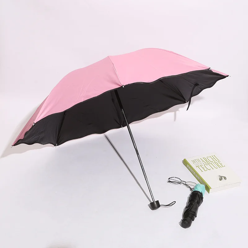 Unisex sunny umbrella with printed logo UV protection light for couples activities