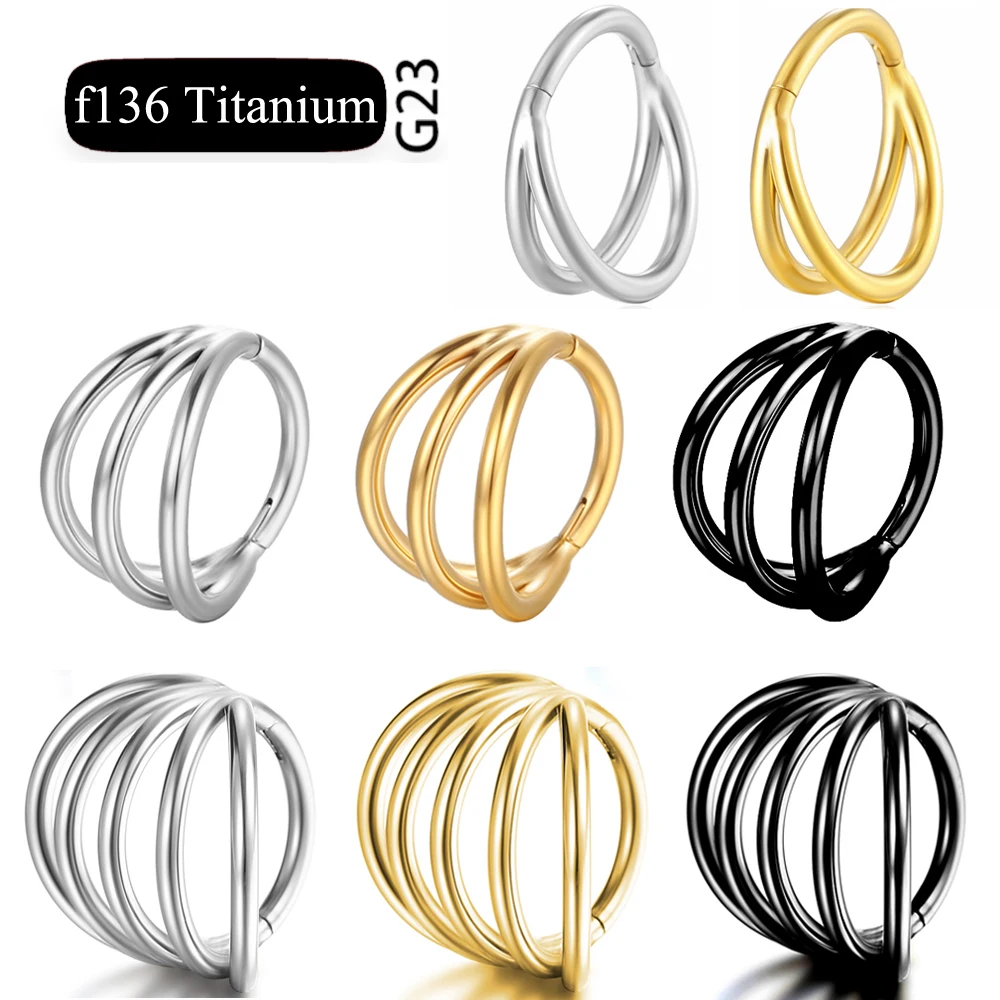 

Кольцо-гвоздик из титана G23 для пирсинга носа