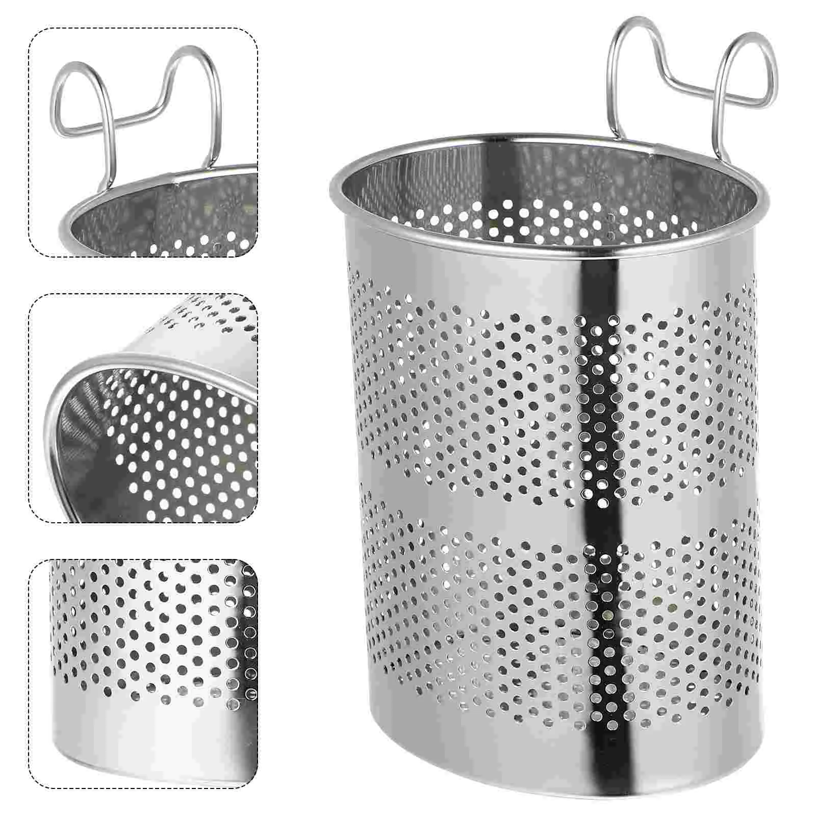 

Chopsticks Holder Basket Chopstick Spoon Kitchen Silverware Stand Drain Cutlery Flatware Rack Dishwasher Countertop Drying