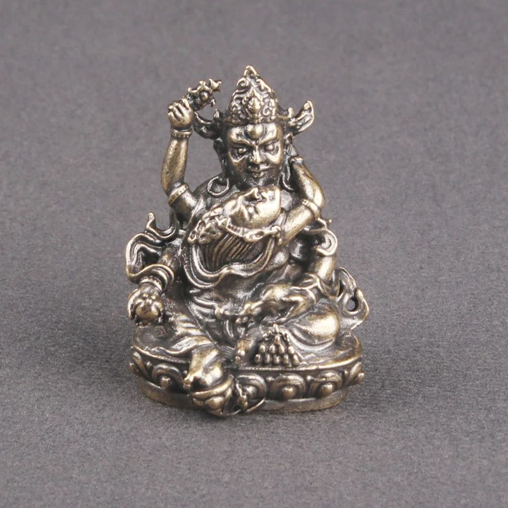 

Tabletop Decor God Wealth Creative Buddha Statue Brass Craft Figurine Desktop Decoration Sculpture