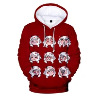 new pop wawni helltaker hoodie sweatshirt harajuku fashion 3d man women casual polyester pullover hot pop game sportswear