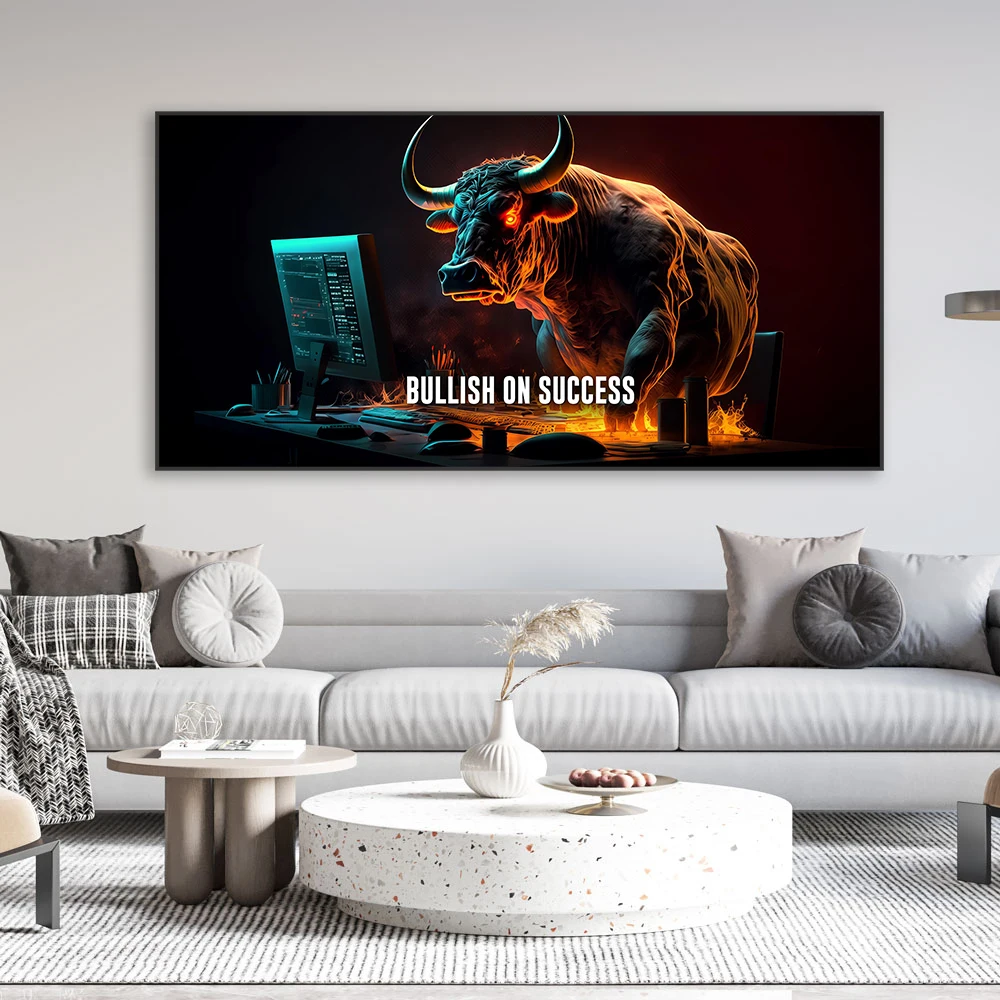 Мотивационный плакат &quotБуль&quot на холсте