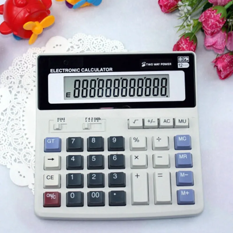 

Big Buttons Office Calculator Large Computer Keys Muti-function Computer Battery Calculator Calculadoras Math