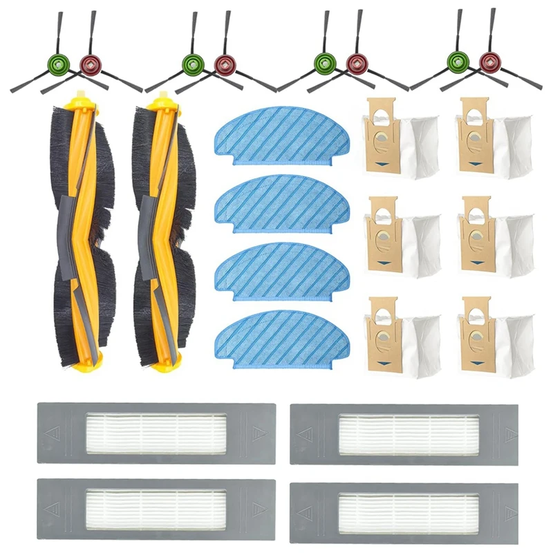 GTBL For Ecovacs Deebot N8 Pro N10 Plus T8 Mop Cloth Dust Bag Cleaning Cloths Main Brush Replacement Accessories