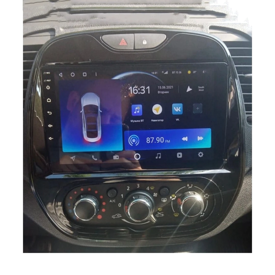 

128G PX6 DSP Android Car DVD Player For Renault Capture MT 2016 Stereo Radio GPS Navigation WIFI Bluetooth Connect Carplay 9Inch