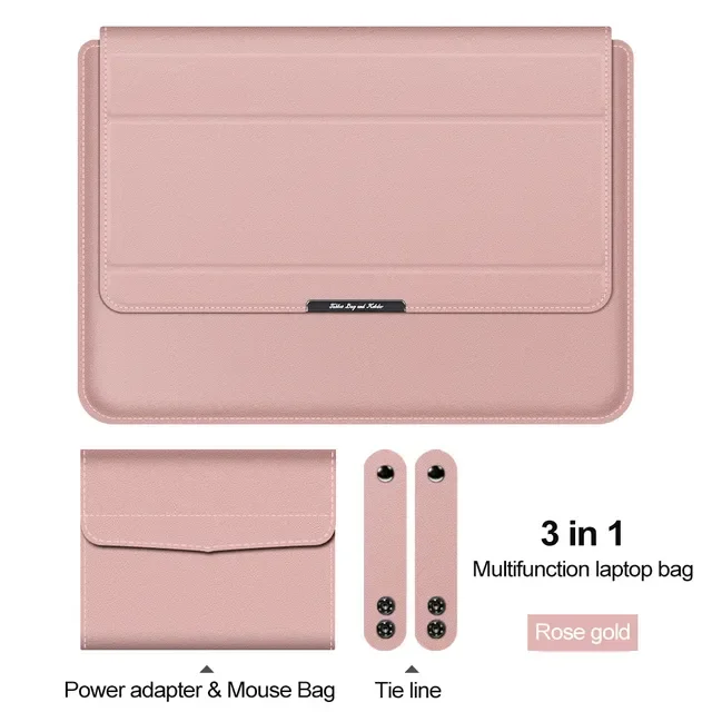 

Bag Stand For Macbook Pro 13 Case 2021 M1 Pro 14 16 Air 13.3 15.6 Notebook Cover Matebook 15 Shell Laptop Sleeve