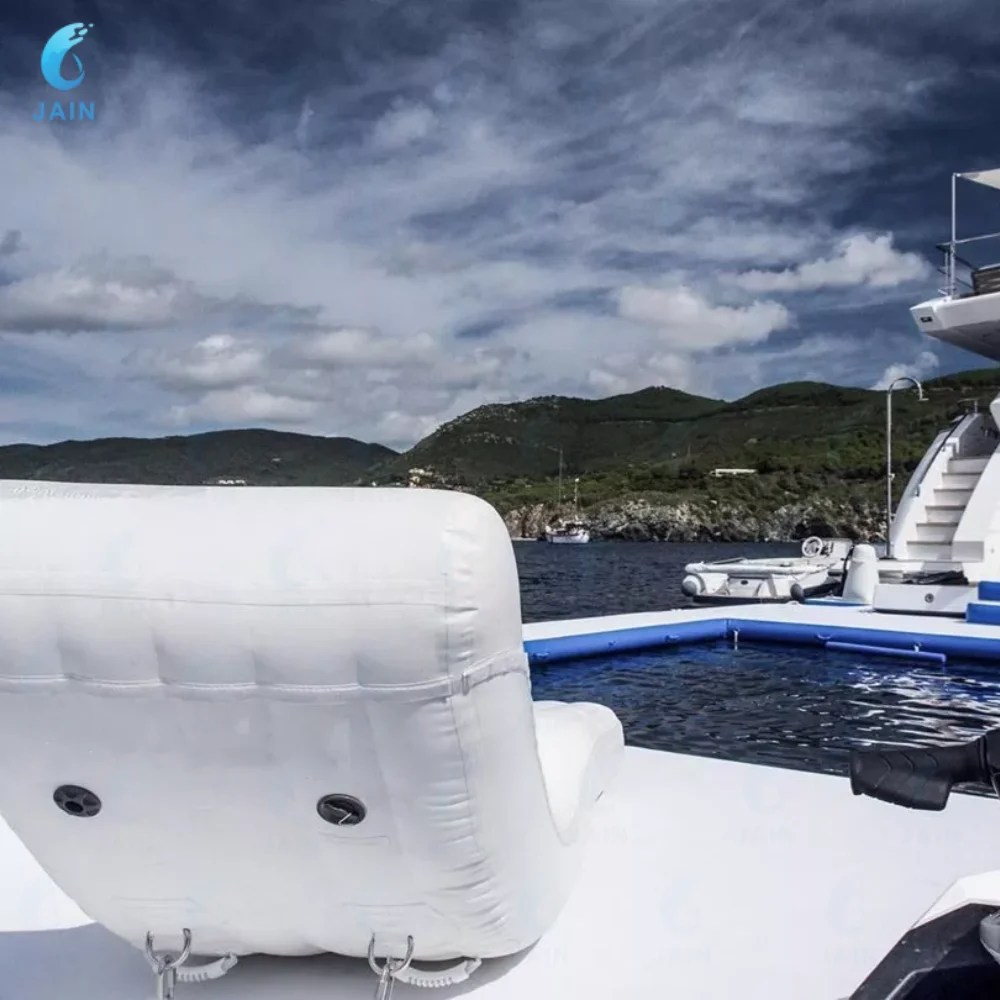 Плавающий бассейн для комфортного отдыха с ультрамягкой подушкой JAIN надувной