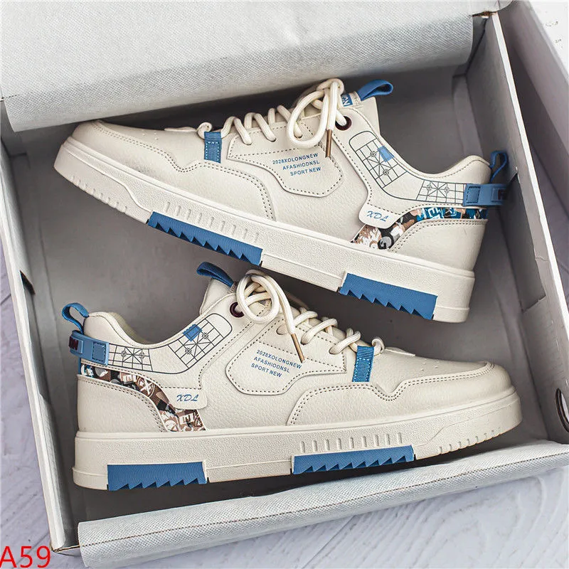 

Men's Shoes 2023 New Men's Versatile Small White Shoes Sports Fashion Shoes Increase Student Casual Board Shoes Breathability