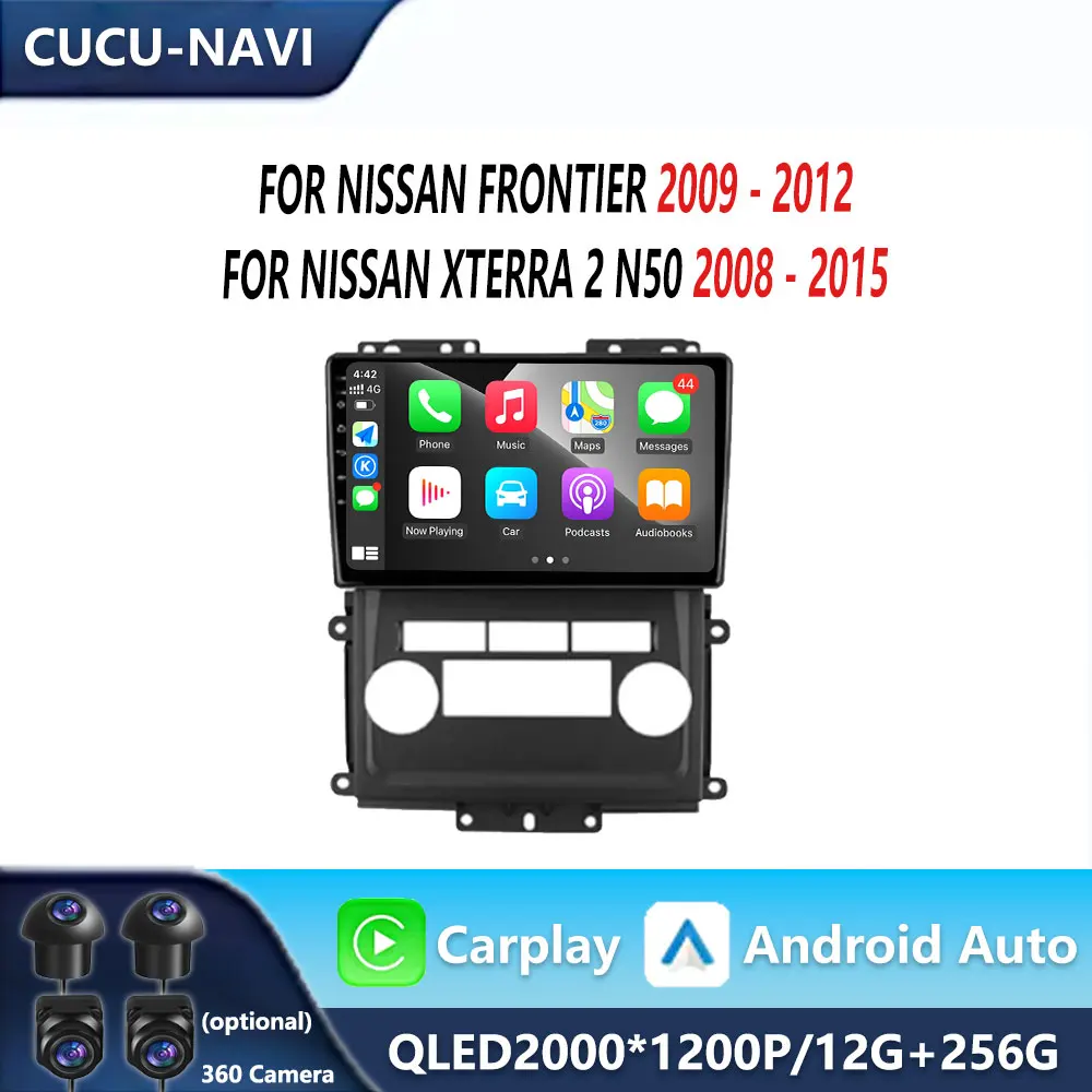 Автомобильный мультимедийный плеер интеллектуального Android Auto для Nissan Frontier 2009-2012