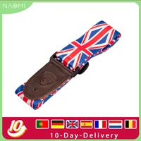 naomi guitar strap pu leather end adjustable shoulder strap for acoustic guitar electric guitar musical instrument accessories