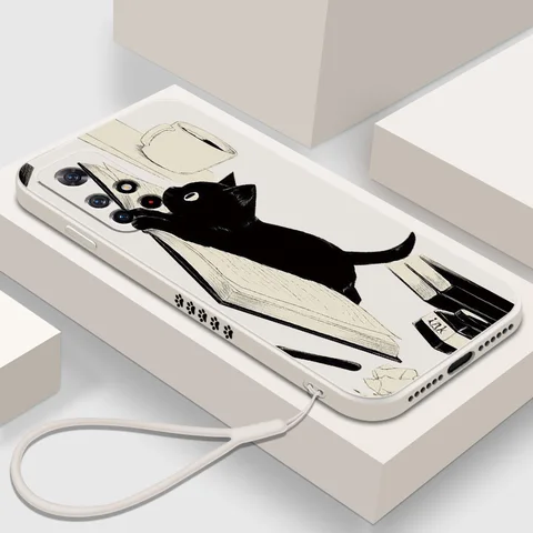 Модный жидкий силиконовый чехол для телефона Xiaomi 12T 11T 10T Pro, фланелевый чехол для телефона