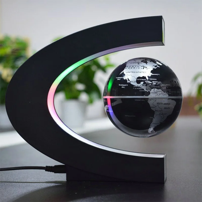 

2022 Floating Magnetic Levitation Globe Light World Map Ball Lamp Lighting Terrestrial Globe novelty for Office Home Decoration