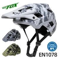 batfox 2022 bicycle helmet mtb off road safety cycling helmet men women mountain road bike helmet casco fox capacete ciclismo