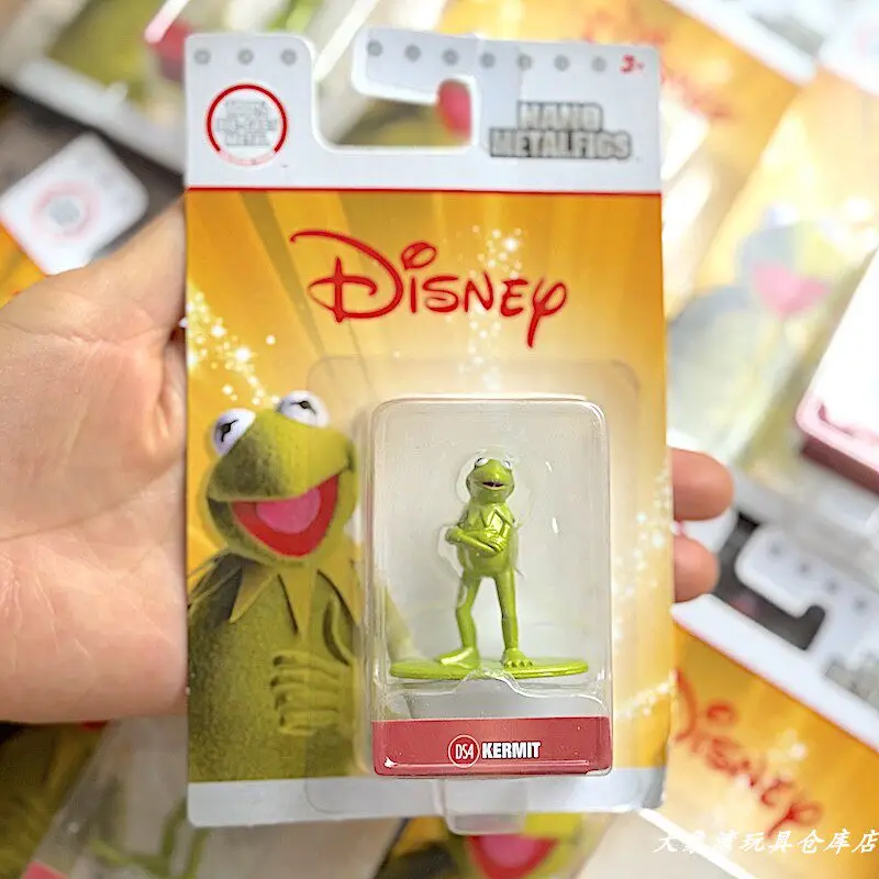 Фото Миниатюрная металлическая фигурка Кермита-лягушонка Nano Metalfigs Disney The Muppets, коллекционные игрушки, 1,5 дюйма, украшения с персонажами, подарки №1