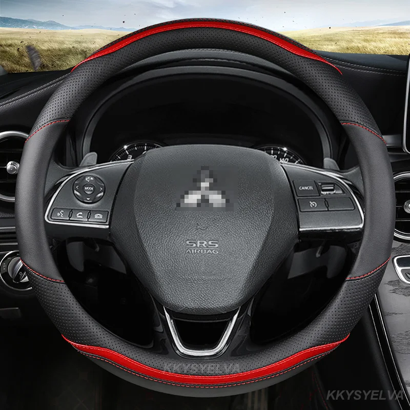 

Автомобильный чехол на руль 38 см 15 дюймов для Mitsubishi ASX RVR Pajero Sport Outlander PHEV Airtrek Grandis lancer evo Eclipse Cross