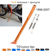 motorcycle kickstand side stand spring kit for ktm exc 125 150 200 250 300 400 450 525 1998 2007 parking side stand kickstand