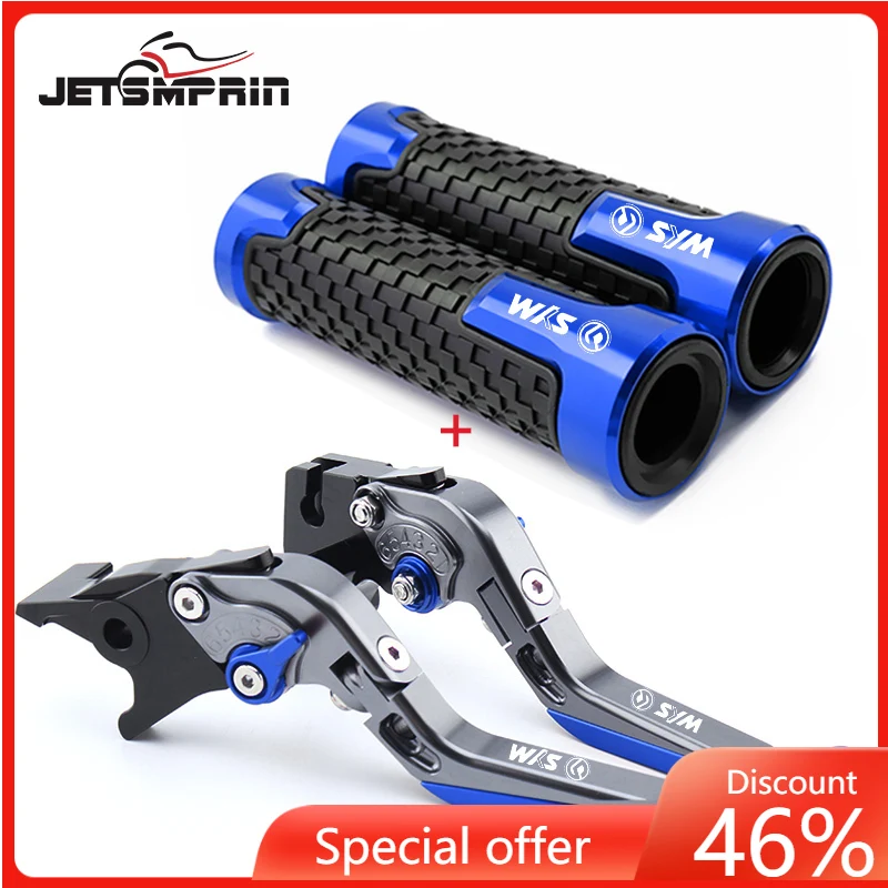 

For SYM Cruisym 150 CRUISYM150 2020 2021 Motorcycle Aluminum Folding Brake Clutch Levers Non-slip Handlebar Grips Accessories