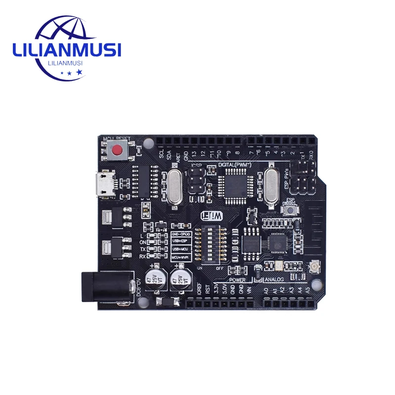 WiFi R3 ATmega328P + ESP8266 (память 32 Мб), искусственная для UNO