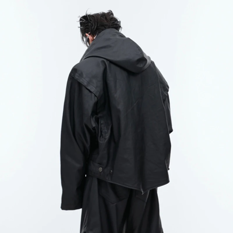 Мужской комплект из двух предметов IEFB куртка с капюшоном и прямые брюки