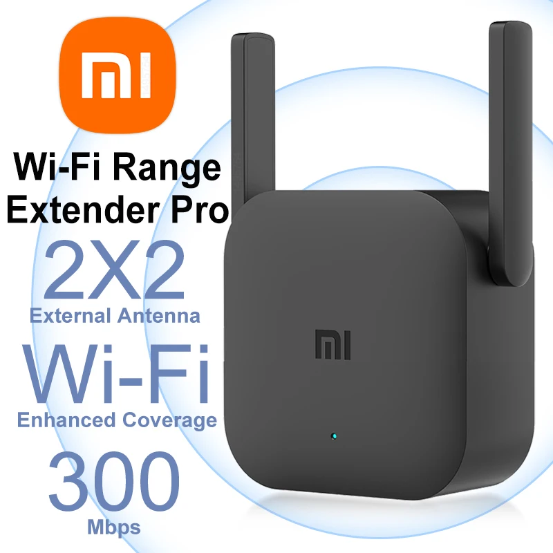 

Xiaomi Original Wifi Amplifier Pro Router 300M 2.4G Repeater Network Expander Range Extender Roteader Mi Wireless Router Wi-Fi